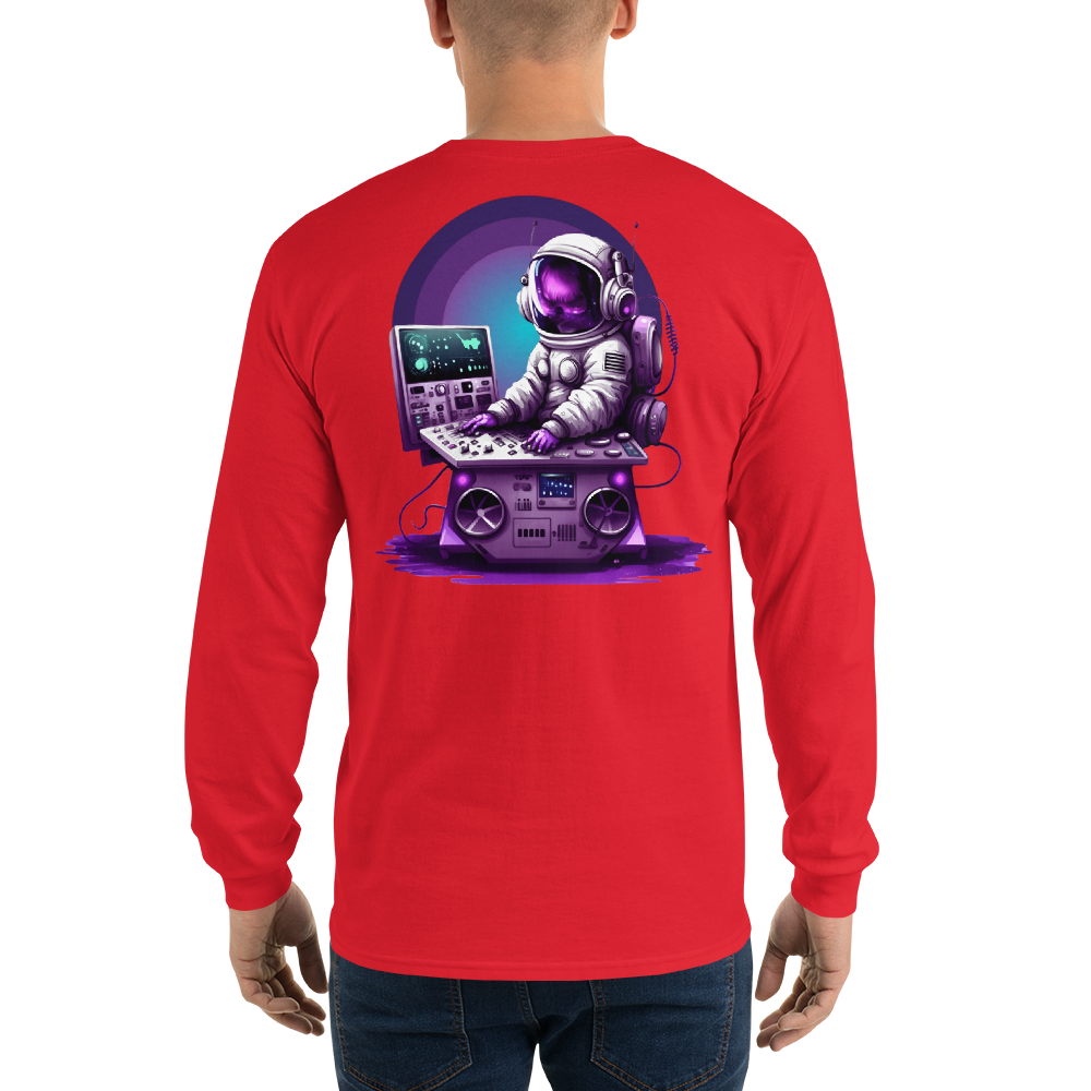 Long Sleeve Shirt - Space V1.1 - Red - Premium