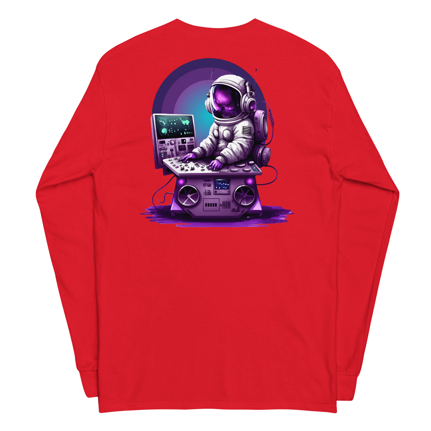 Long Sleeve Shirt - Space V1.1 - Red - Premium