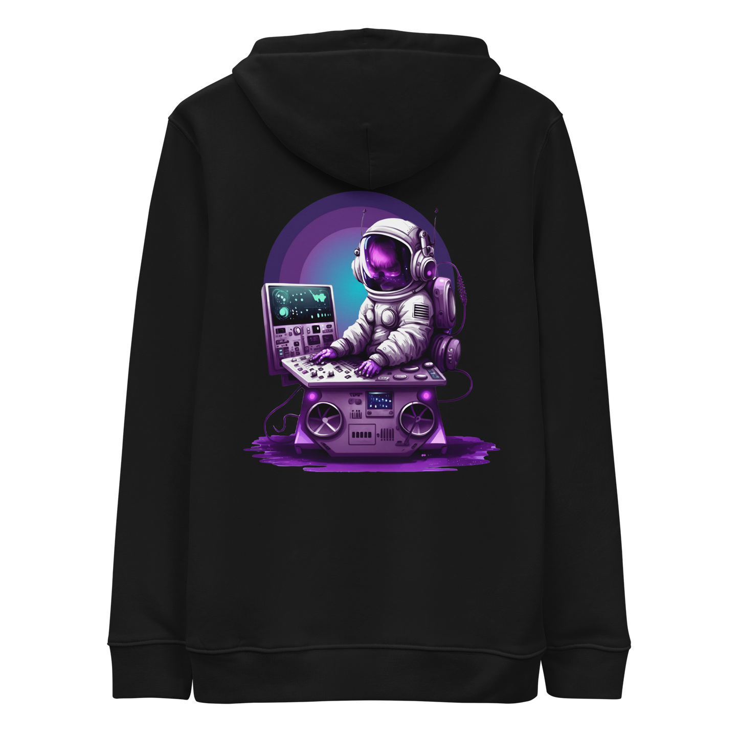 Sweat à capuche - Space V1.0 - Noir/Marine - Premium