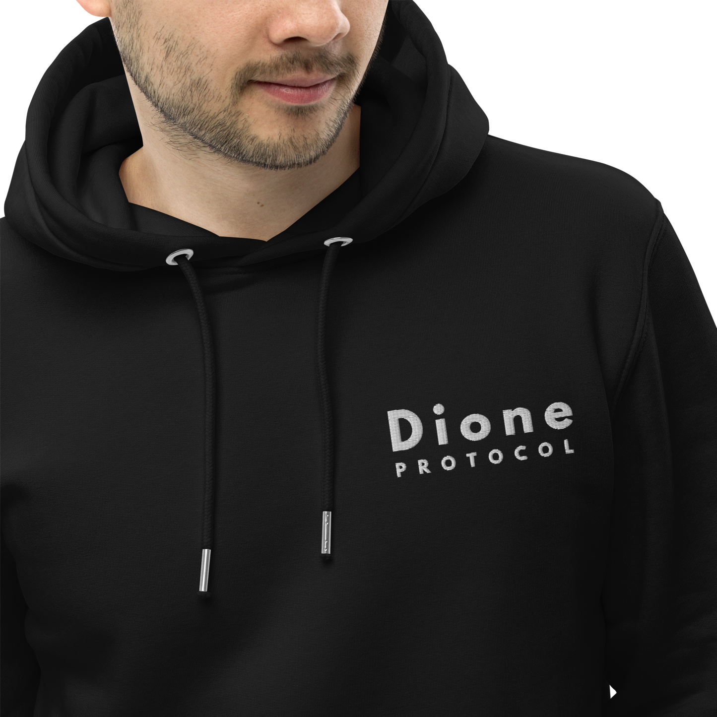 Sweat à capuche - Dione V1.0 - Noir/Marine - Premium