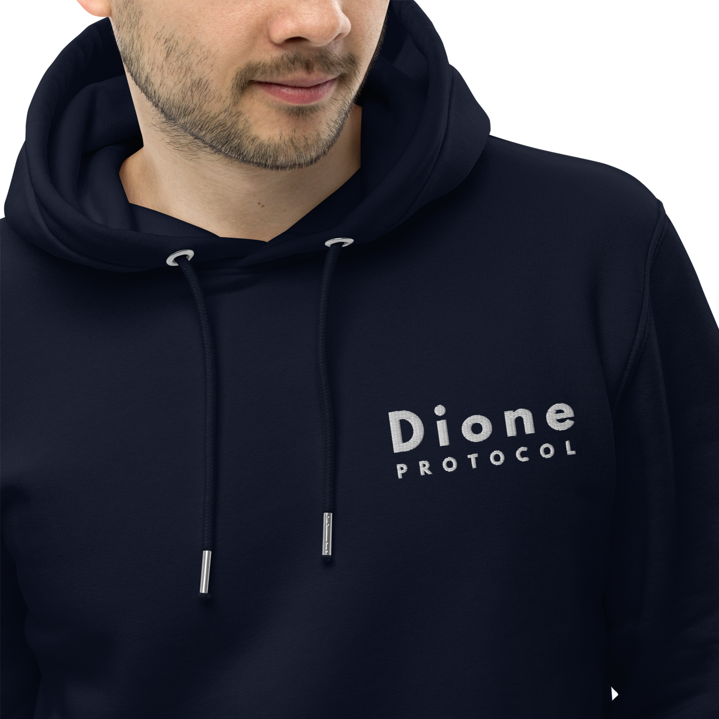 Hoodie - Dione V1.0 - Black/Navy - Premium