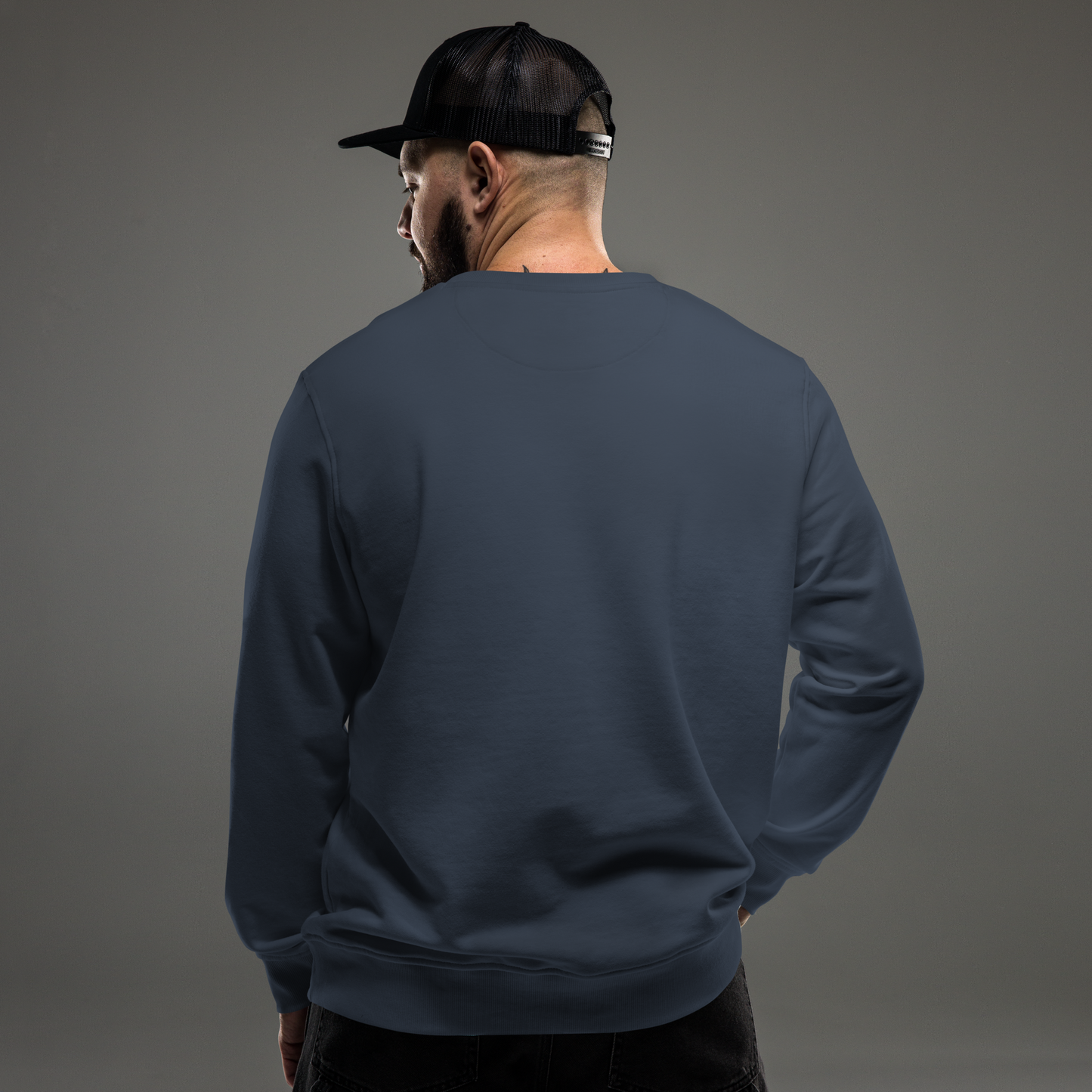 Sweatshirt - Discreet V1.0 - Black/ Navy - Standard