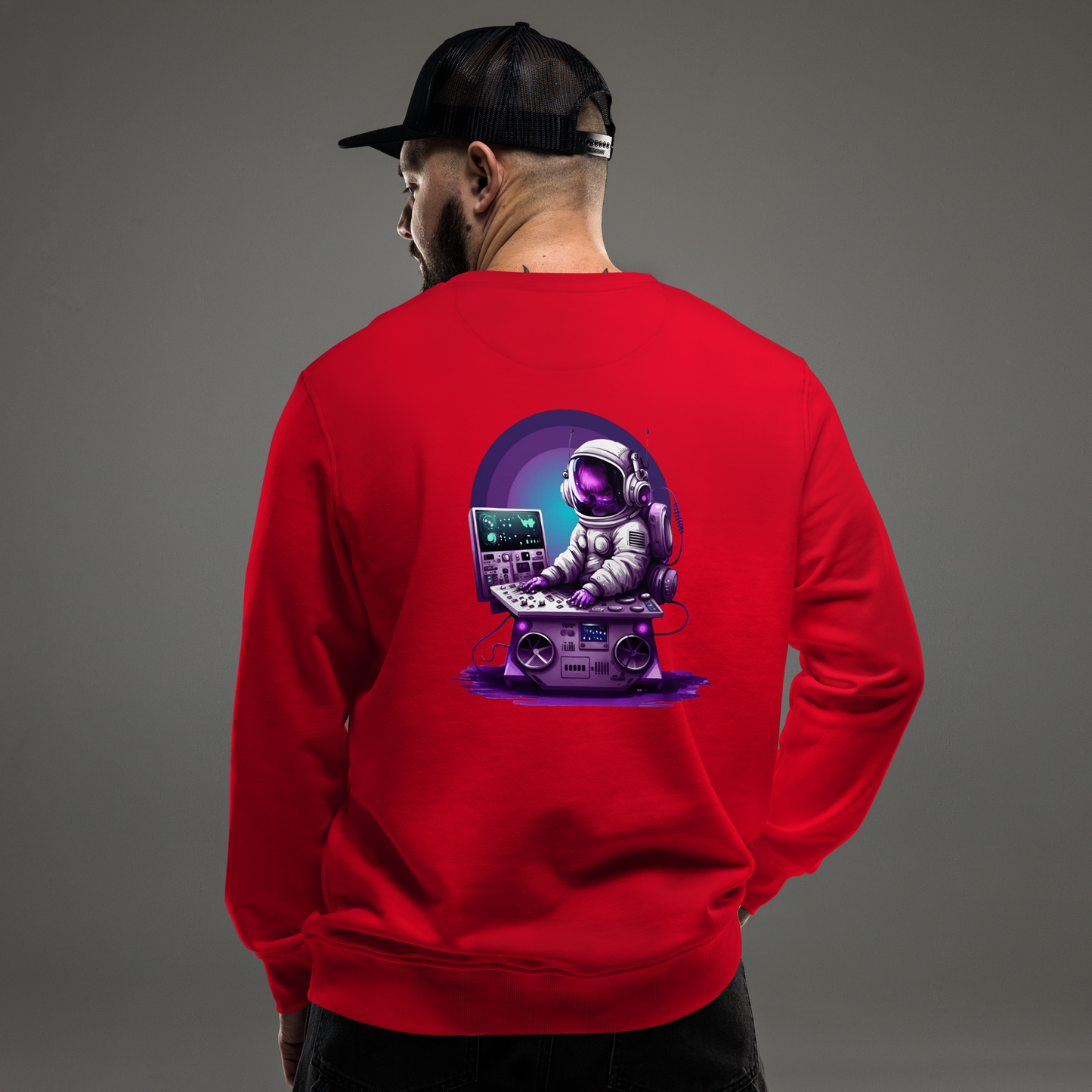 Sweatshirt - Space V1.1 - Red - Standard