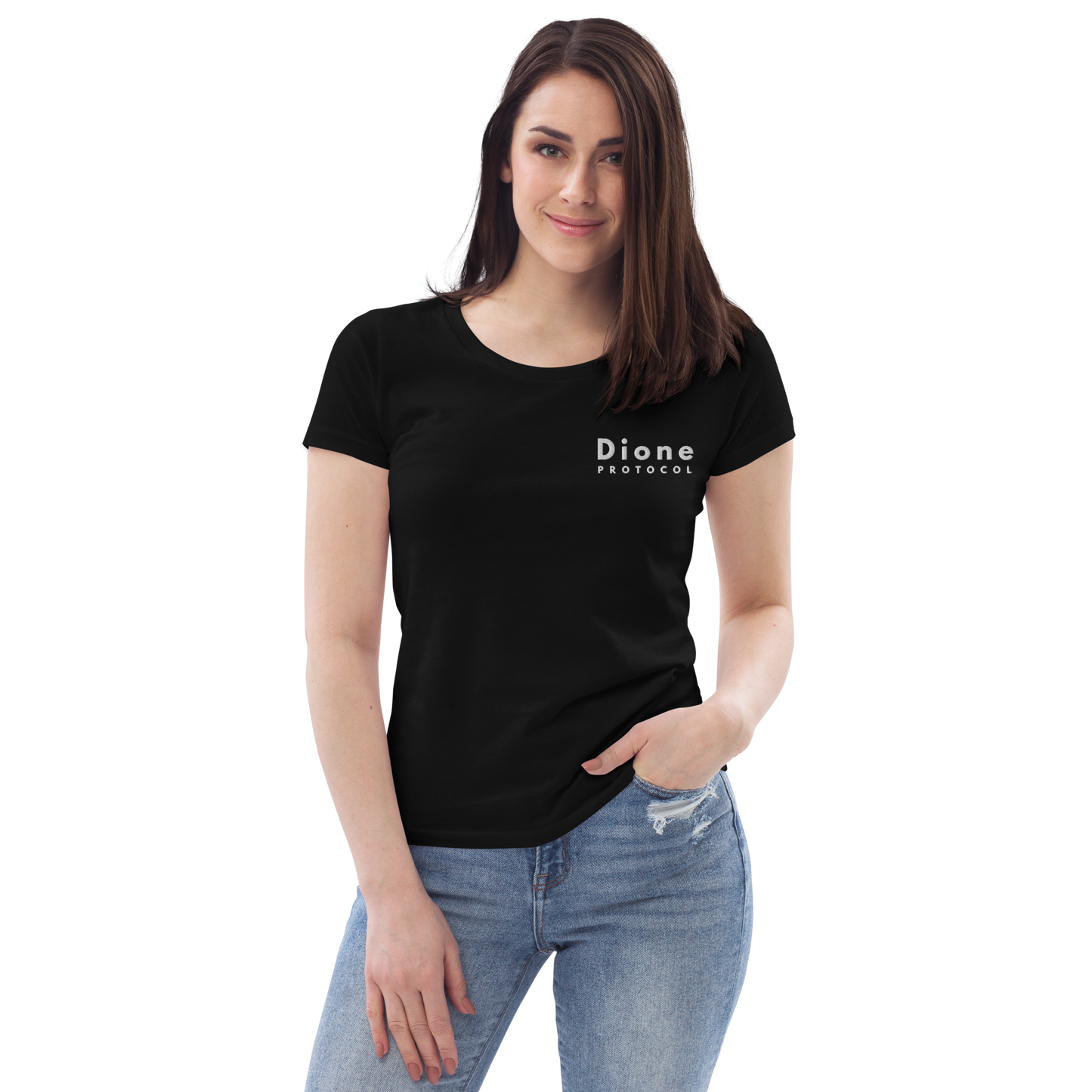 T-Shirt Femme - Discret V1.0 - Noir - Premium