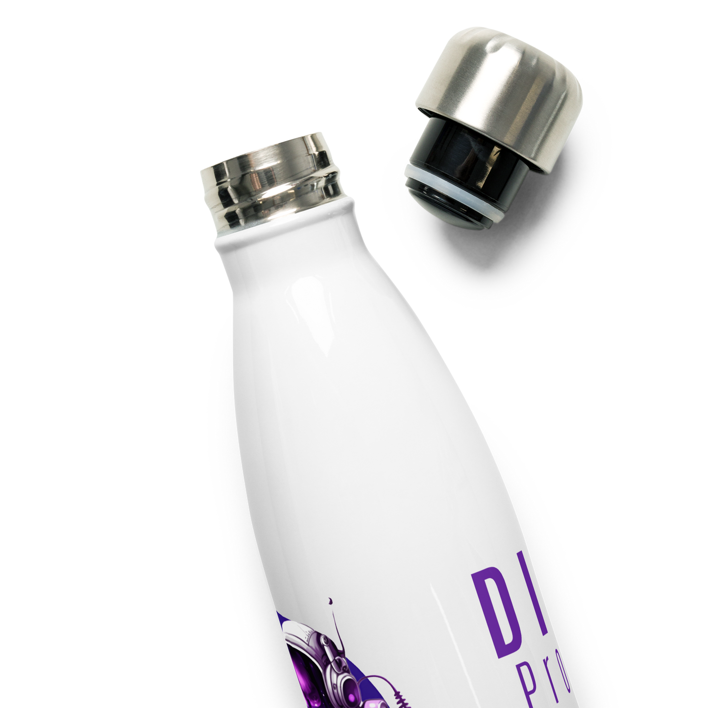 Stainless Steel Water Bottle - Space V1.0 - white